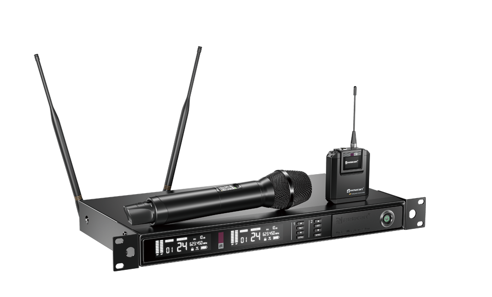 Dual-Channel True Diversity Wireless Microphone System