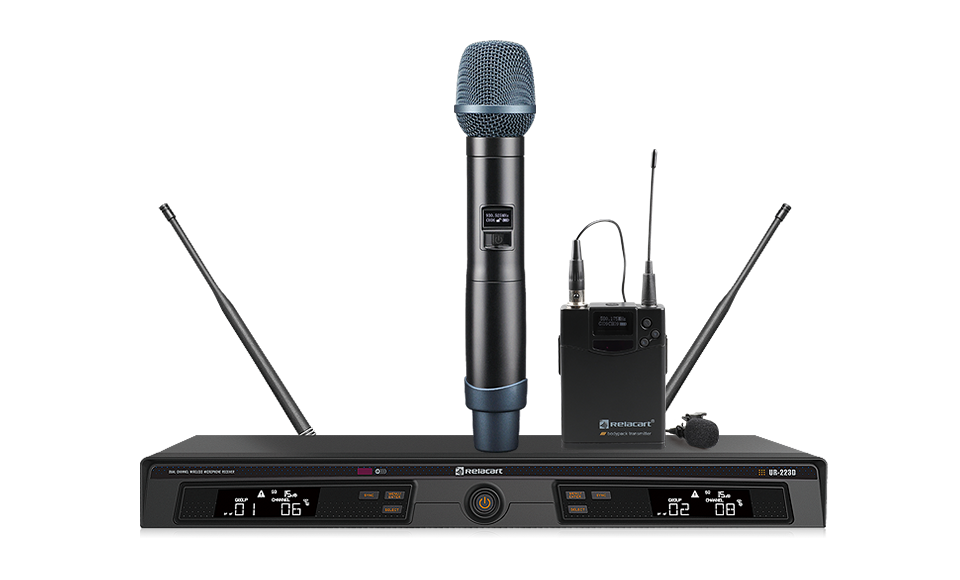 Dual Channel True Diversity Wireless Microphone System