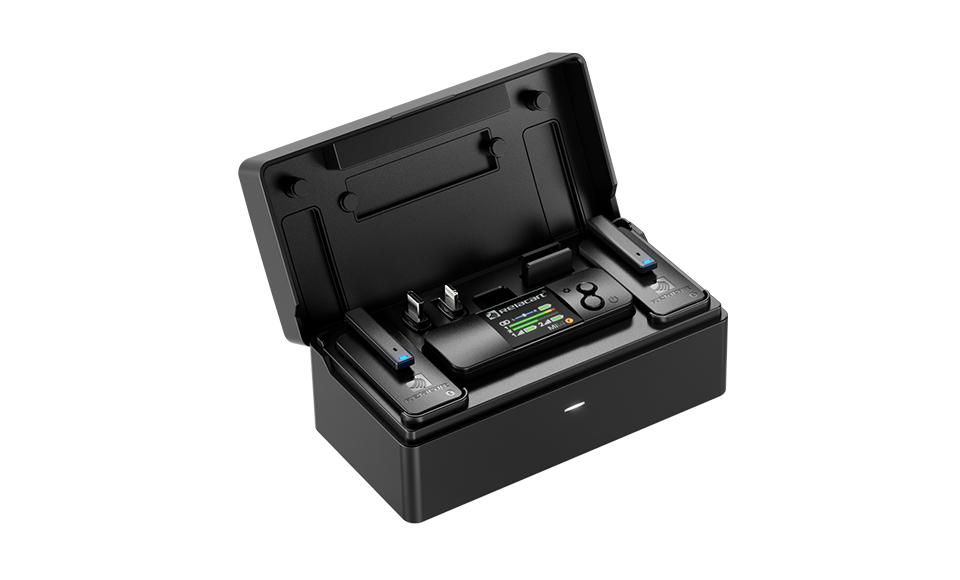 Dual Channel Mini Wireless Microphone System