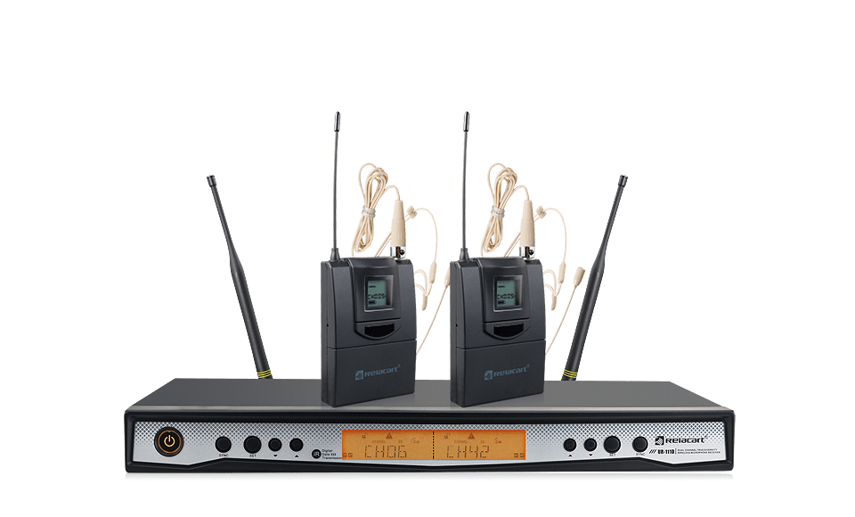 Dual-channel diversity wireless microphone system