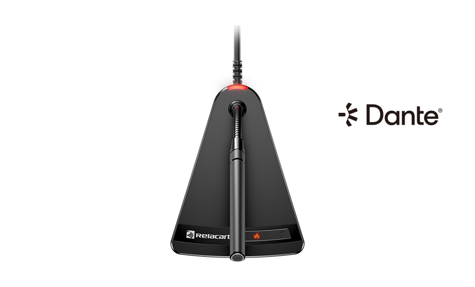 Desk Microphone with Dante