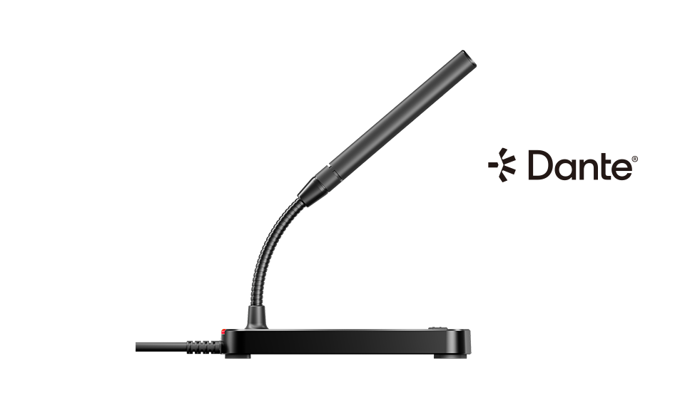 Desk Microphone with Dante