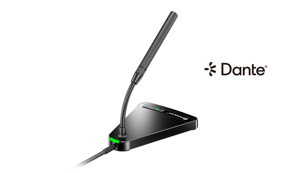 Desk Microphone with Dante
