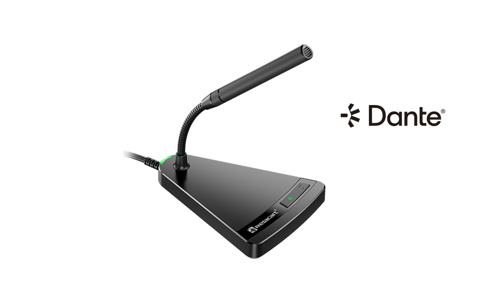 Desk Microphone with Dante