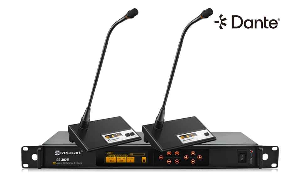 Conferencing Discussion System with Dante Network Interface