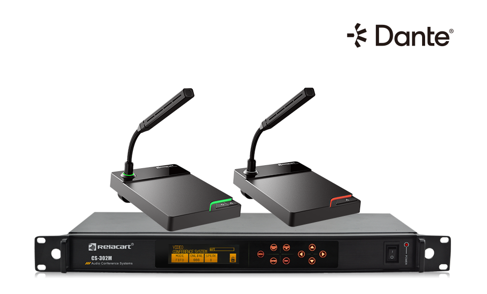 Conferencing Discussion System with Dante Network Interface