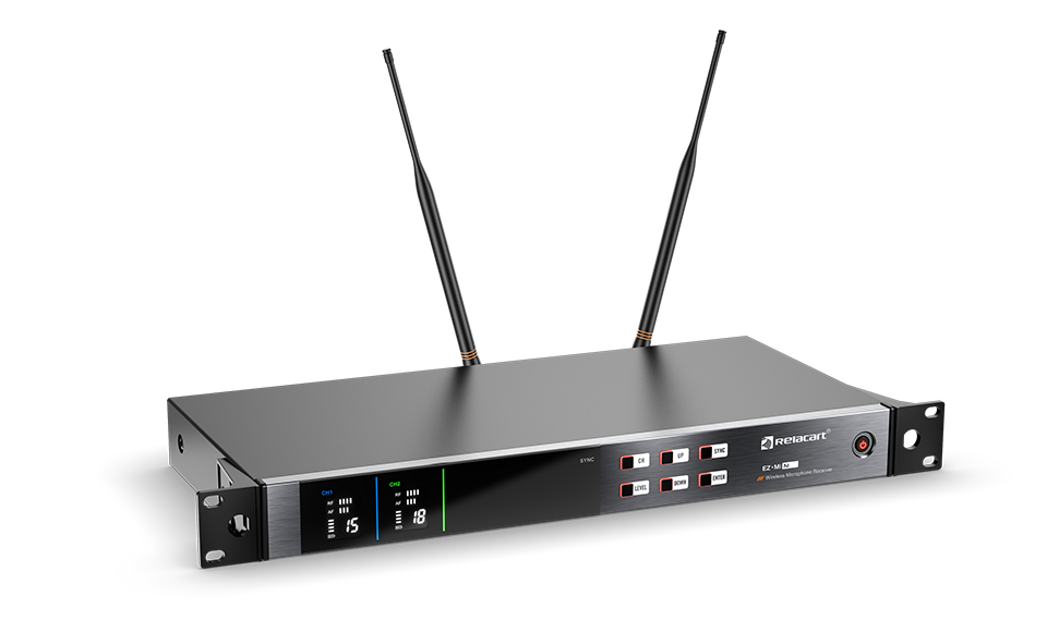 Dual Channel True Diversity Wireless Microphone Receiver