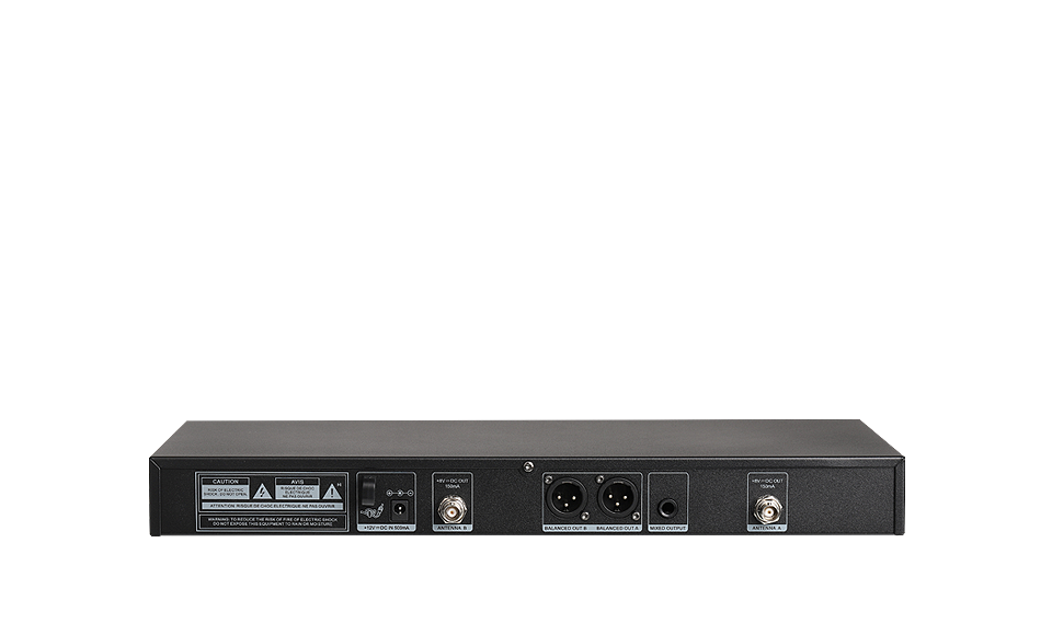 Dual-Channel True Diversity Wireless Microphone System