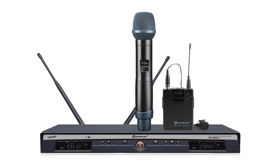 Dual Channel True Diversity Wireless Microphone System