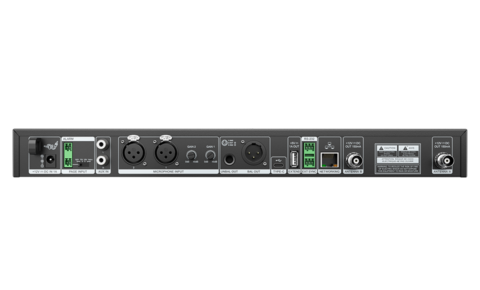 Dual-Channel True Diversity Wireless Microphone System