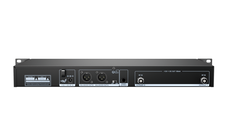 Dual-Channel True Diversity Wireless Microphone System