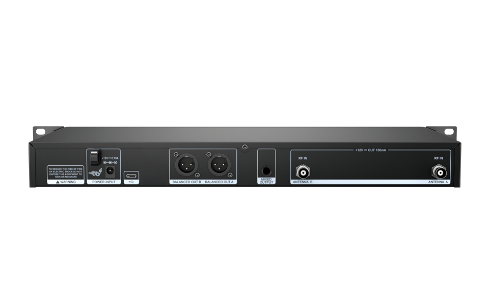 Dual-Channel True Diversity Wireless Microphone System