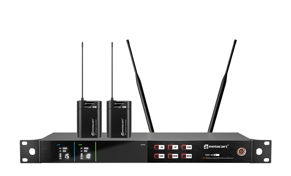 Dual-Channel True Diversity Digital Wireless Microphone System