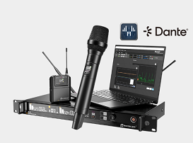 What is dual wireless microphone system?