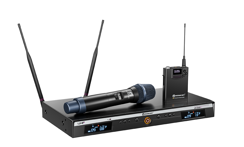 Dual Channel Antenna Diversity Wireless Microphone System