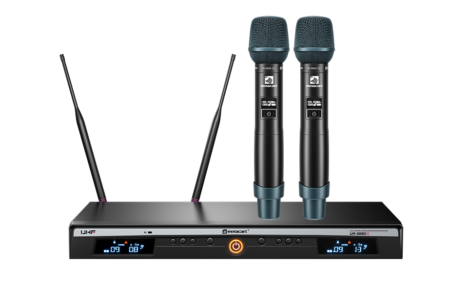 Dual Channel Antenna Diversity Wireless Microphone System