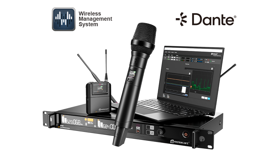 UHF Dual-Channel Diversity Digital Wireless Microphone System