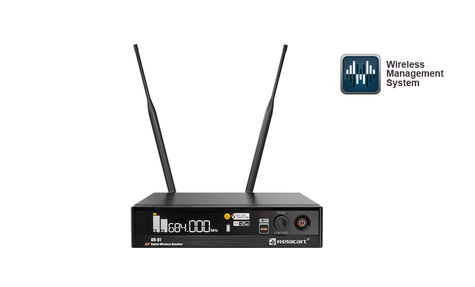 UHF Single-Channel Diversity Digital Wireless Microphone System