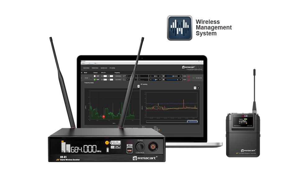 UHF Single-Channel Diversity Digital Wireless Microphone System