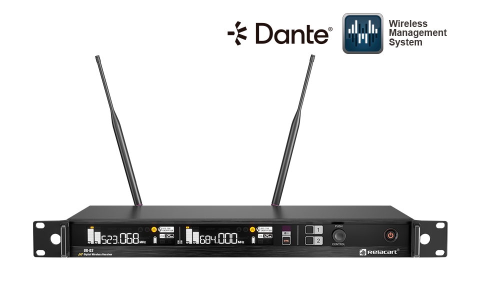 UHF Dual-Channel Diversity Digital Wireless Microphone System