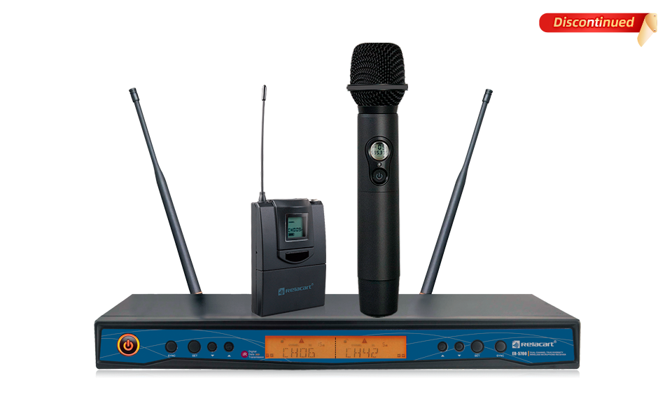 Dual-Channel True Diversity Wireless Microphone System