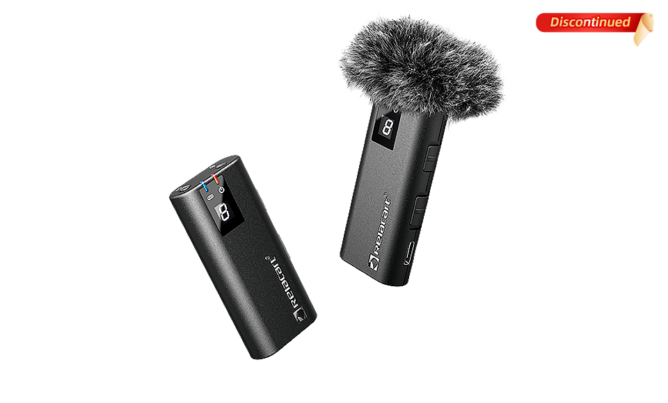UHF Single Channel Camera Mount Wireless Microphone System