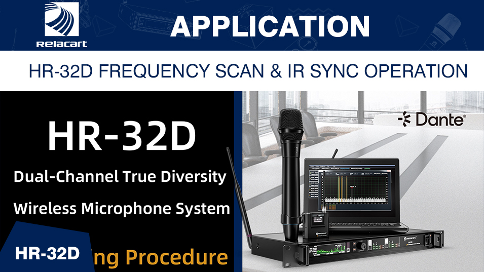 HR-32D Frequency Scan & IR Sync Operation