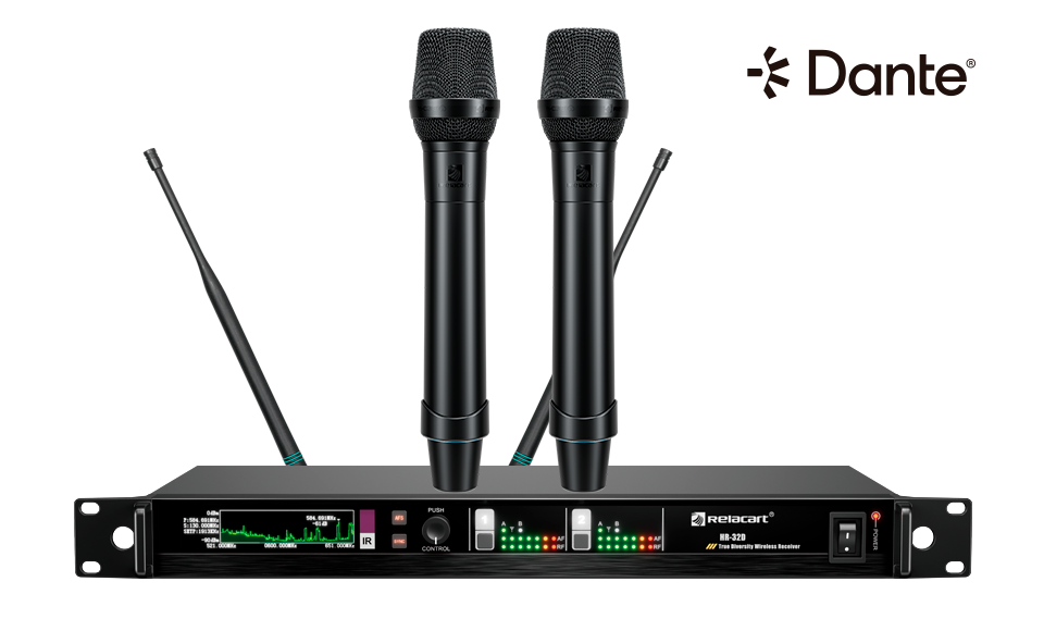 Dual-Channel True Diversity Wireless Microphone System