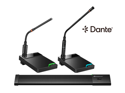 Dante & Analog Conference Microphones