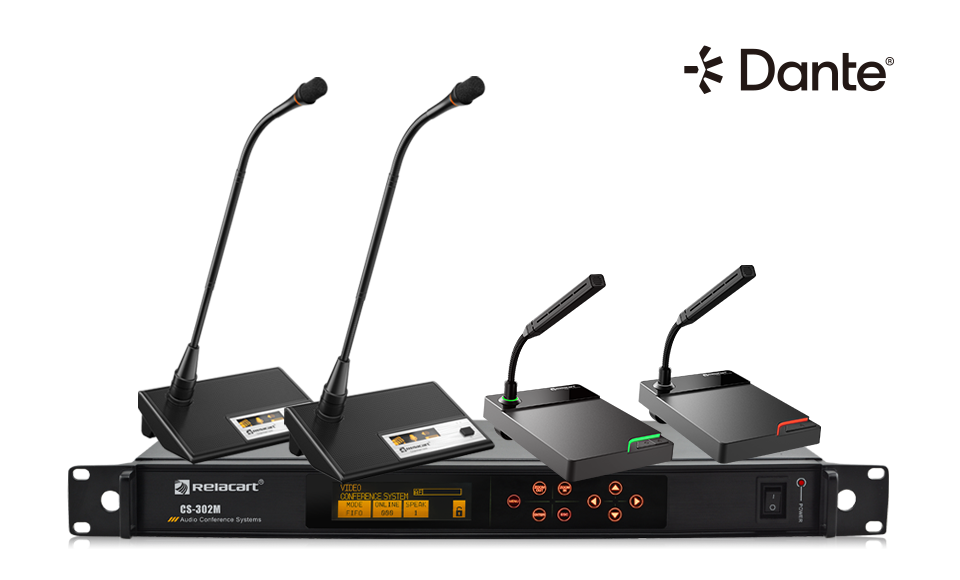 Conferencing Discussion System with Dante Network Interface