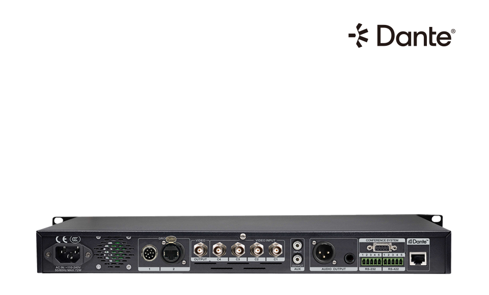 Conferencing Discussion System with Dante Network Interface