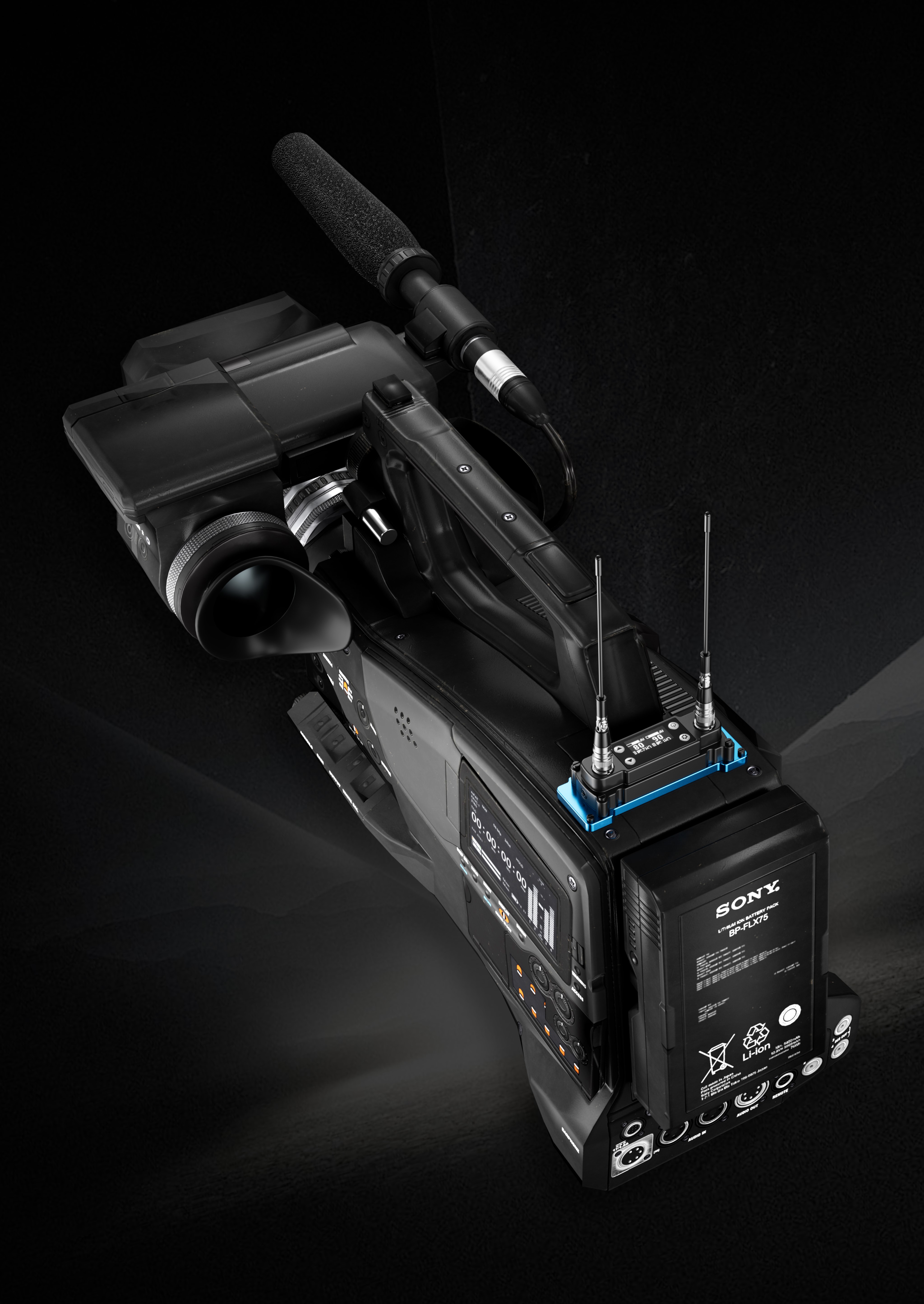 Relacart HCR-30D Wireless Microphone used by Shanghai TV Station