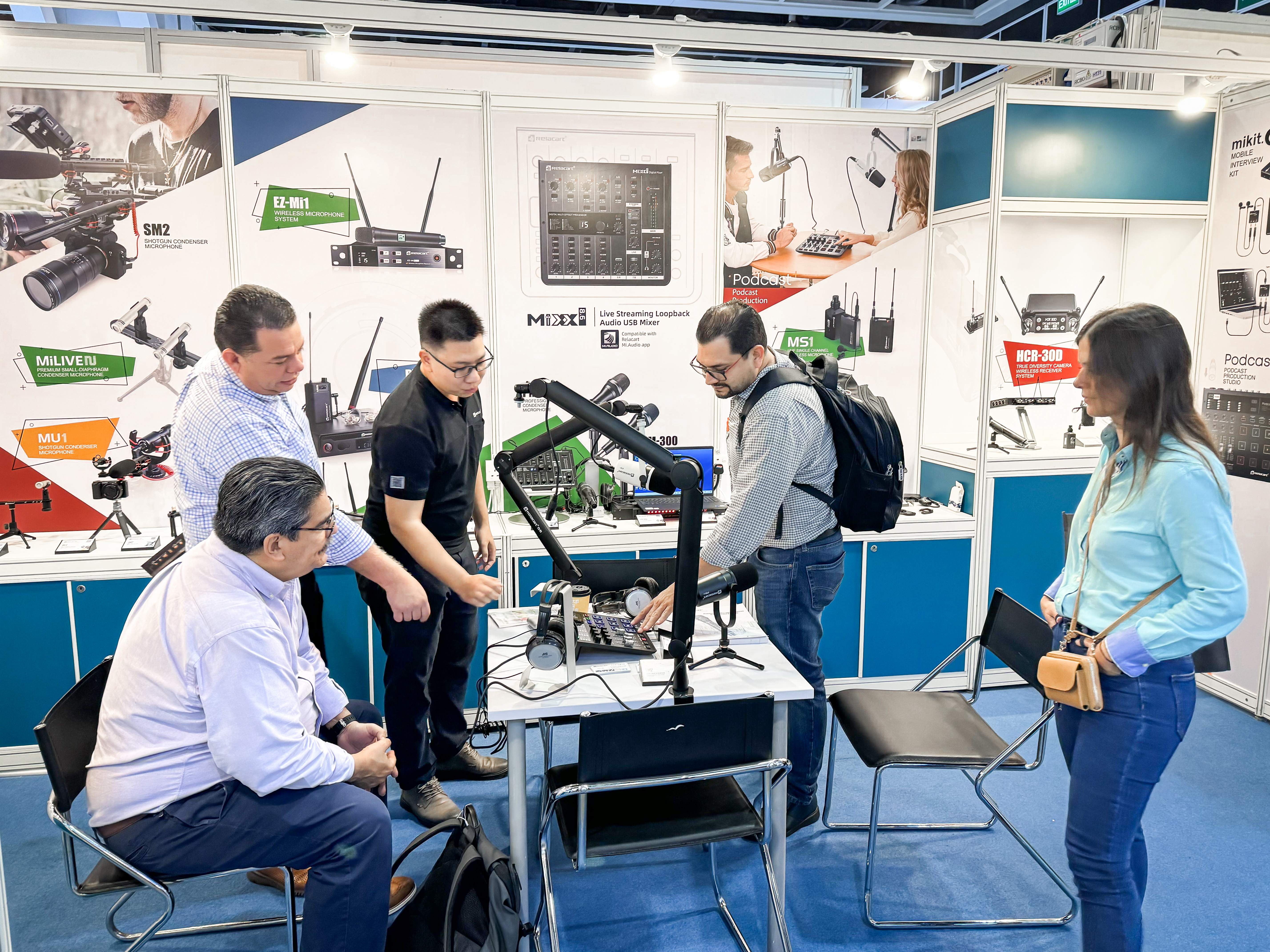  Relacart PM2 Dynamic Microphone has attracted a lot of attention at the Hong Kong Electronics Exhibition 2023