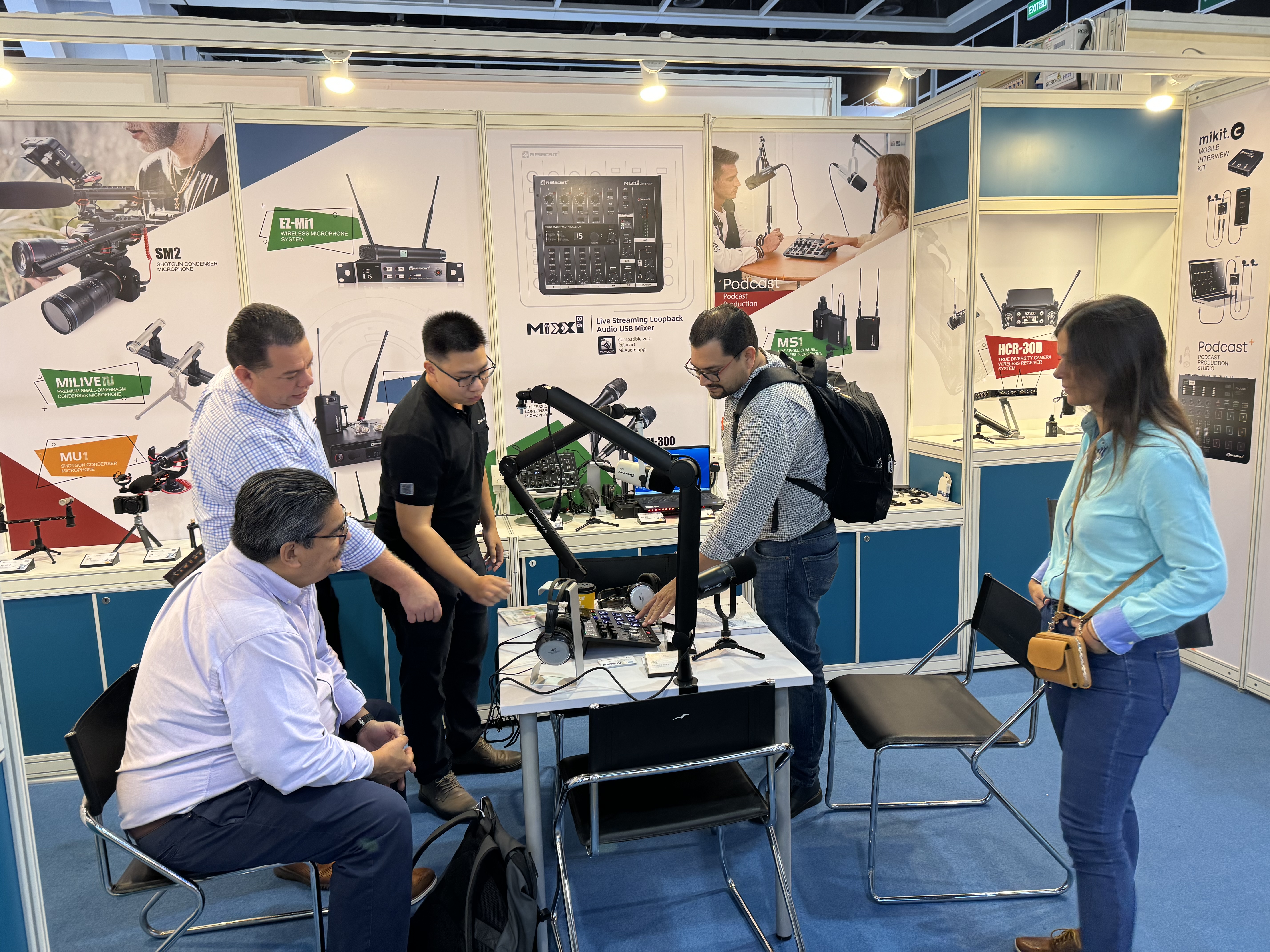 Successfully concluded | Relacart digital mixer shines on the closing day of the Hong Kong Expo!