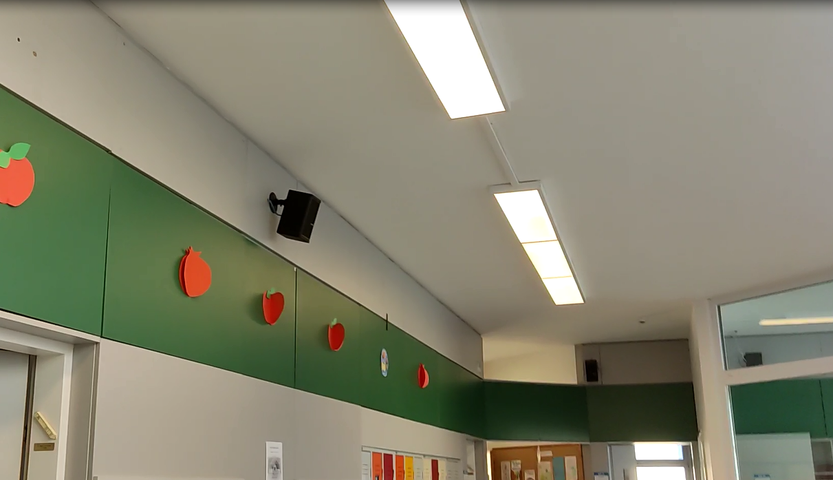 Relacart RDA20 Dante active full-range speakers enter a foreignJewish school